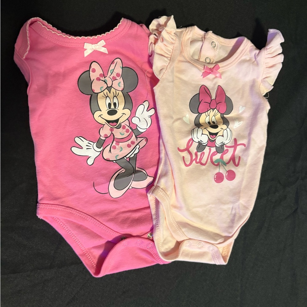 ❤️Disney Minnie Mouse Set Pink 3-6 Months!